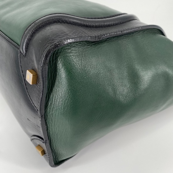Celine Phantom Tricolor Luggage Tote Medium Green Black Grey Phoebe Philo - Picture 14 of 16